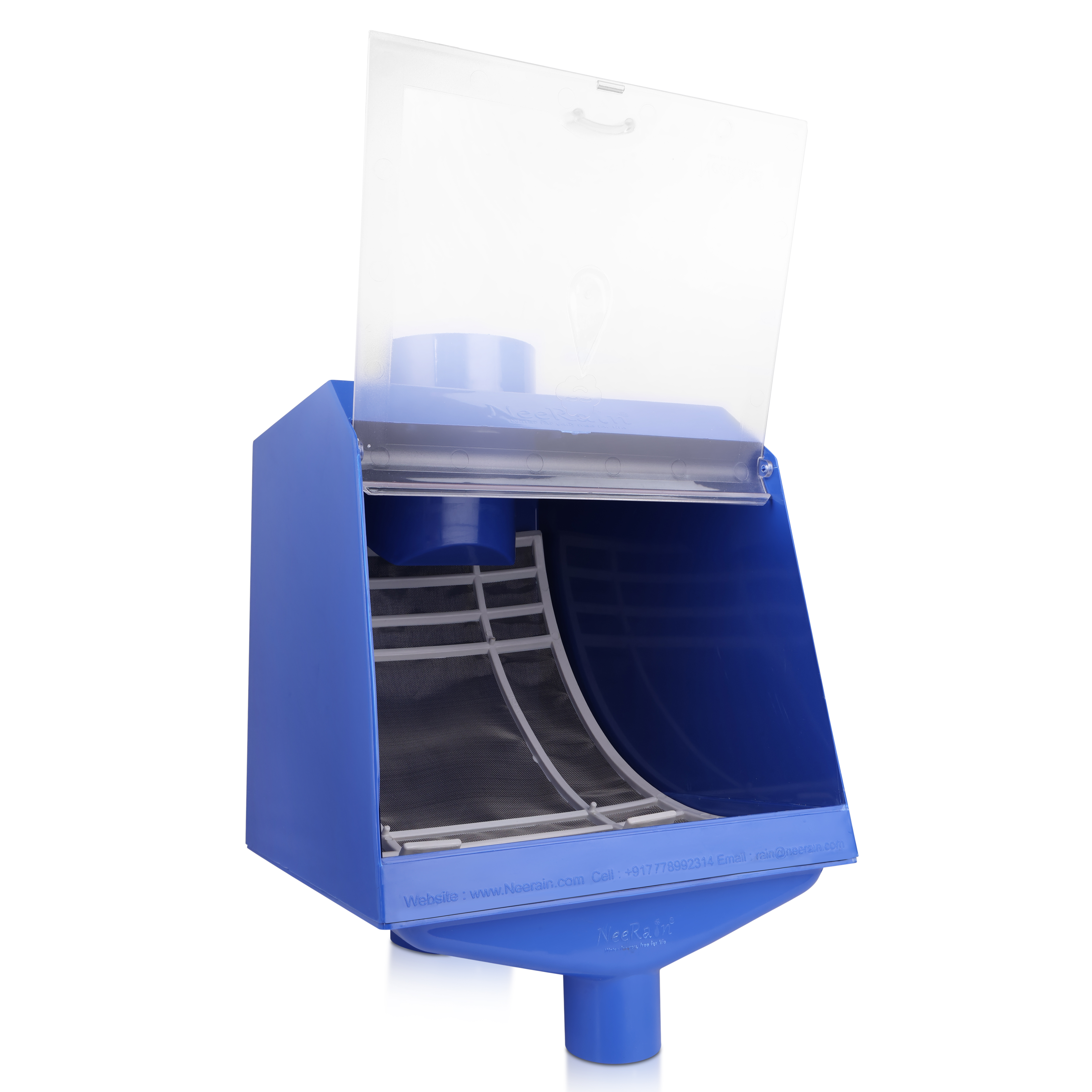 NSS 240: NeeRain SS Pro Rooftop Rainwater Filter (Blue Or Black)