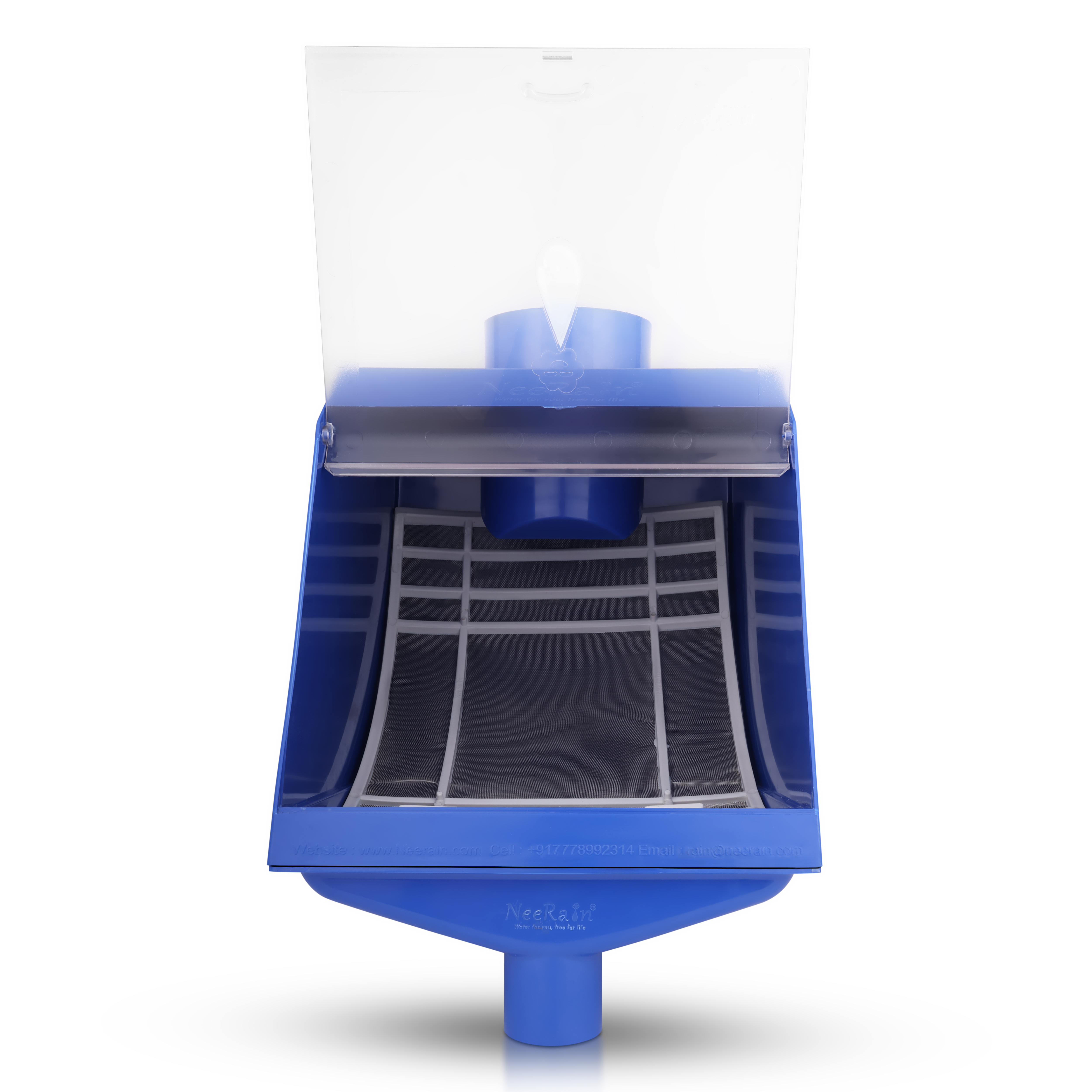 NSS 240: NeeRain SS Pro Rooftop Rainwater Filter (Blue Or Black)